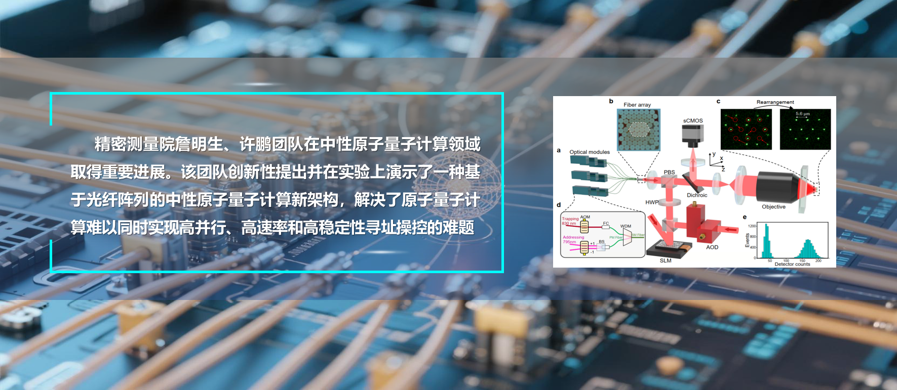 精密測(cè)量院實(shí)現(xiàn)基于光纖陣列的中性原子量子計(jì)算新架構(gòu)