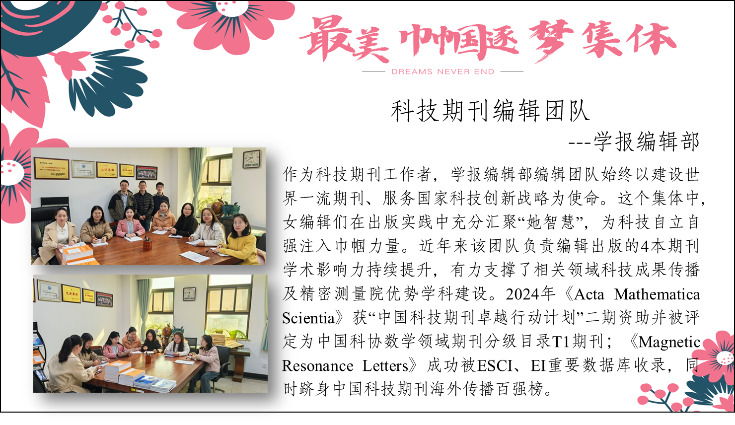 科技期刊編輯團(tuán)隊(duì)--學(xué)報(bào)編輯部